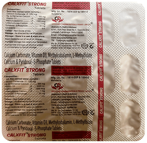 Calxfit Strong Tablet