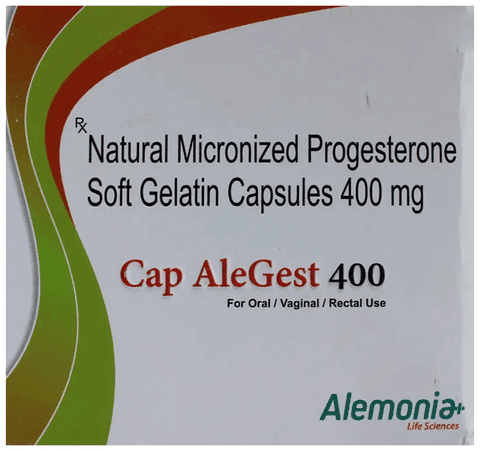 Cap Alegest 400 Soft Gelatin Capsule