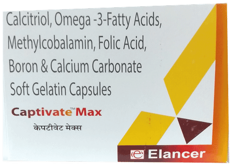 Captivate Max Soft Gelatin Capsule