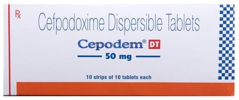 Cepodem DT 50mg Tablet
