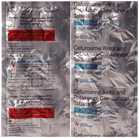 Cfuro CV 500mg/125mg Tablet