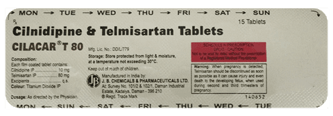 Cilacar T 80 Tablet