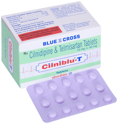 Cilniblu T 10mg/40mg Tablet