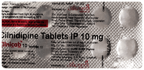 Cilnicab 10mg Tablet