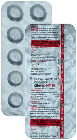 Cilovas MT 10mg/50mg Tablet