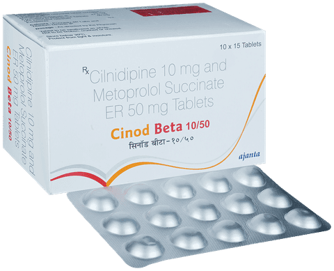 Cinod Beta 10/50 Tablet ER