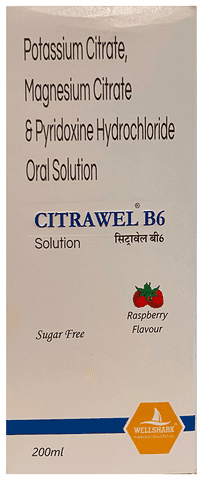 Citrawel B6 Oral Solution Raspberry Sugar Free
