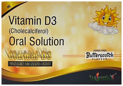 Clarical-D3 Vitamin D3 Nano Shot Butterscotch Sugar Free