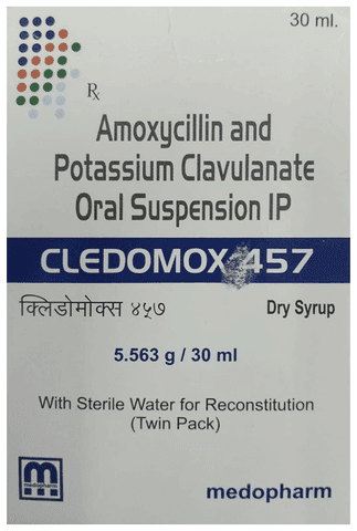 Cledomox 400mg/5ml/57mg/5ml Dry Syrup