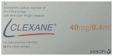 Clexane 40mg Injection (0.4ml Each)
