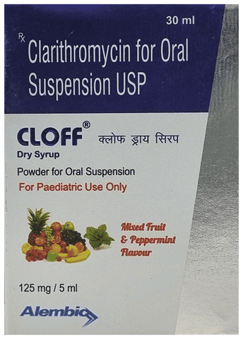 Cloff Dry Syrup Mixed Fruit and peppermint