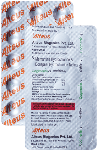 Cogmentin 5mg/5mg Tablet