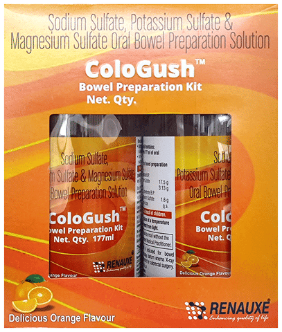 Cologush Bowel Preparation Kit (177ml Each) Delicious Orange