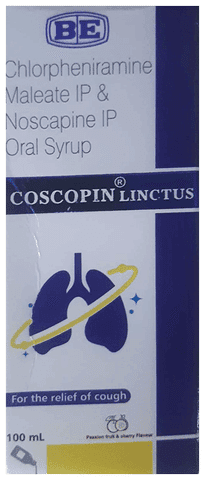 Coscopin Linctus Syrup Passion fruit & cherry