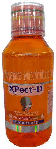 Xpect-D Syrup Mixed Fruit Sugar Free