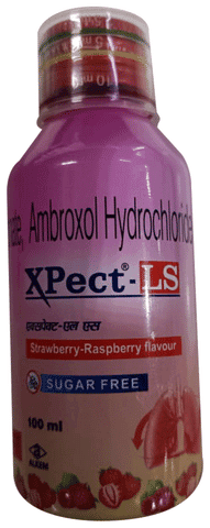 Xpect-LS Expectorant Raspberry Strawberry Sugar Free