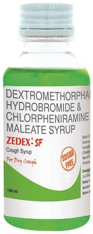 Zedex-SF Dry Cough Syrup Sugar Free