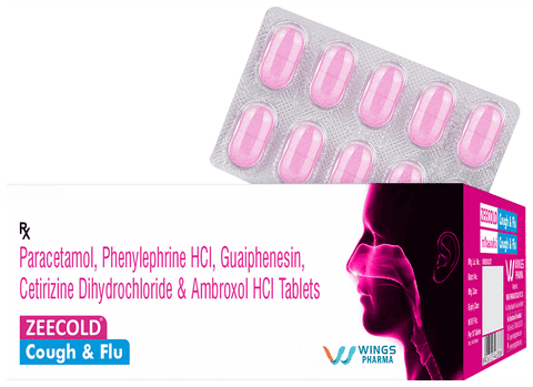 Zeecold Cough & Flu Tablet