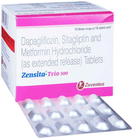 Zensita Trio 10mg/500mg/100mg Tablet ER