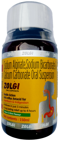 Zolgi Oral Suspension Paan and Mint flavour Gluten and Sugar Free