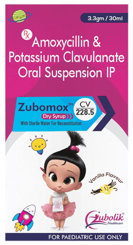 Zubomox CV 228.5 Dry Syrup Vanilla