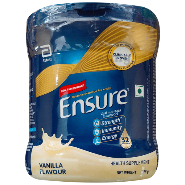 ENSURE VANILLA JAR 375-GM