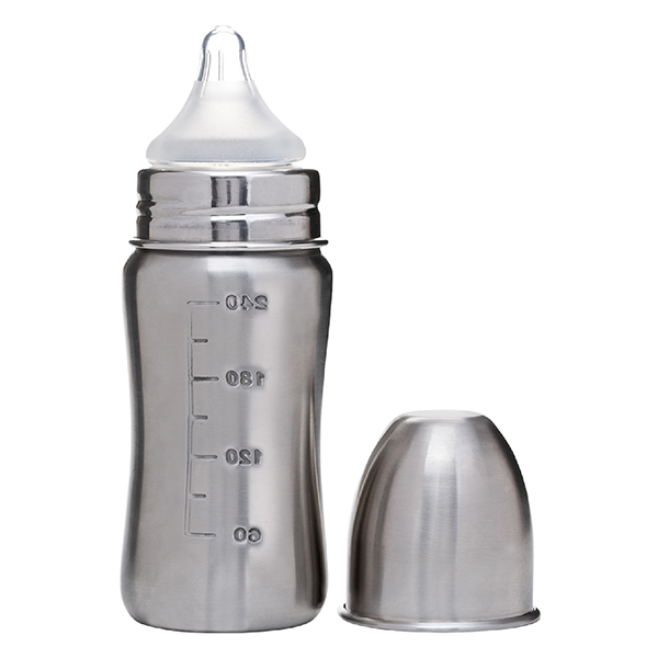 STEEL FEEDING BOTTLE 240ML