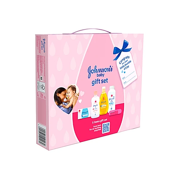 JHONSON'S BABY GIFT SET 1S PINK SMALL