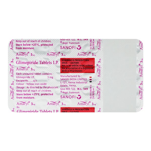 AMARYL 3MG TABS