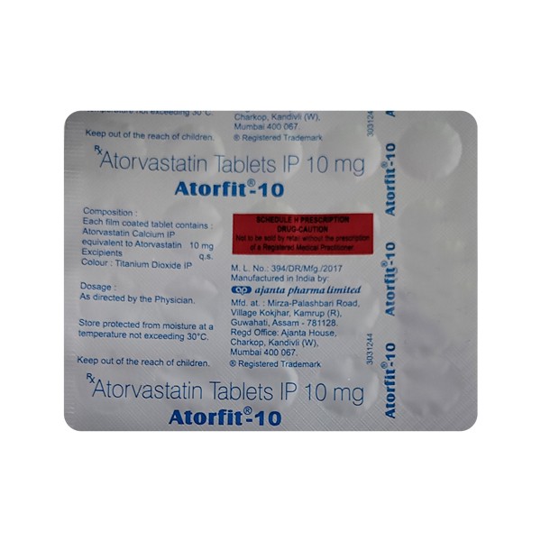 ATORFIT-10MG 20`S