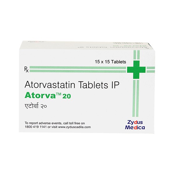 ATORVA 20MG TAB 15`S