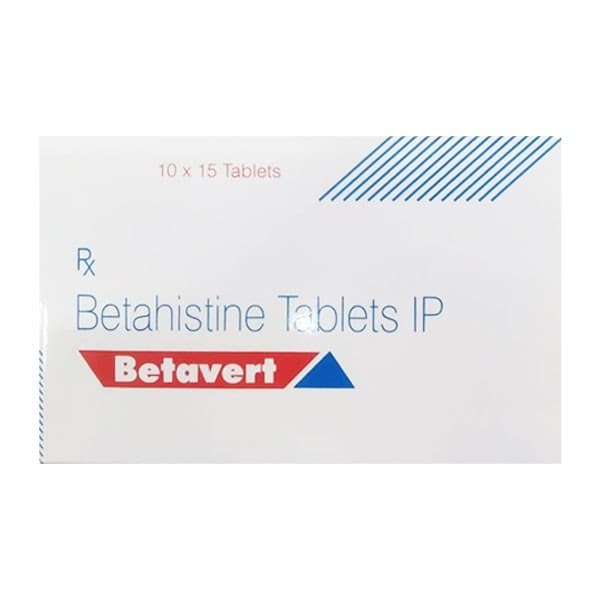 BETAVERT 8MG TABS 15`S
