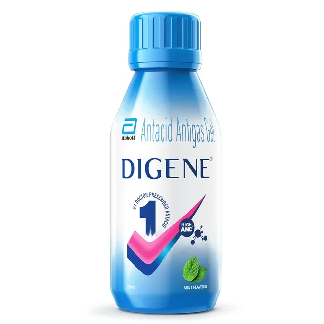 Digene Antacid Antigas Gel Mint Flavour, 200 ml