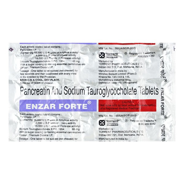 ENZAR FORTE TABS 15`S