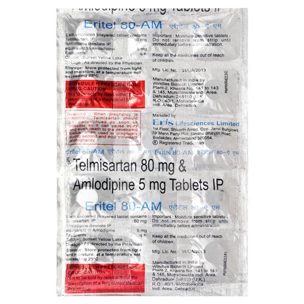 ERITEL AM 80MG 15S