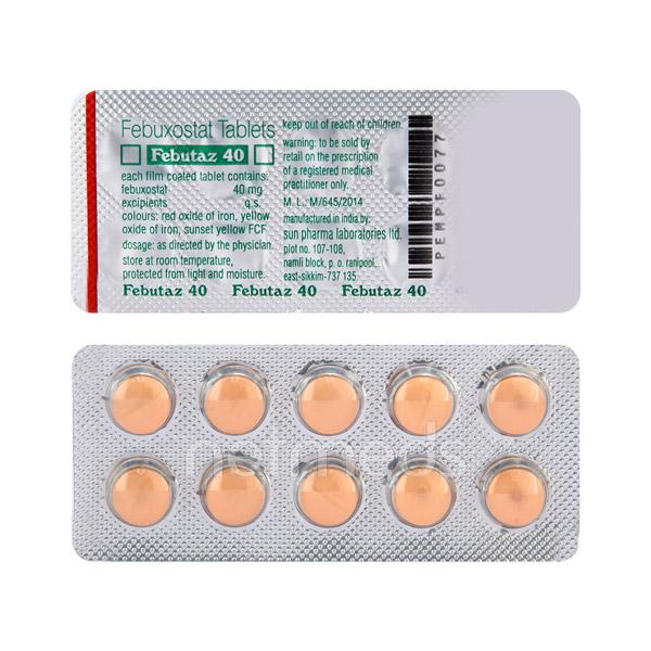 FEBUTAZ 40MG TABS