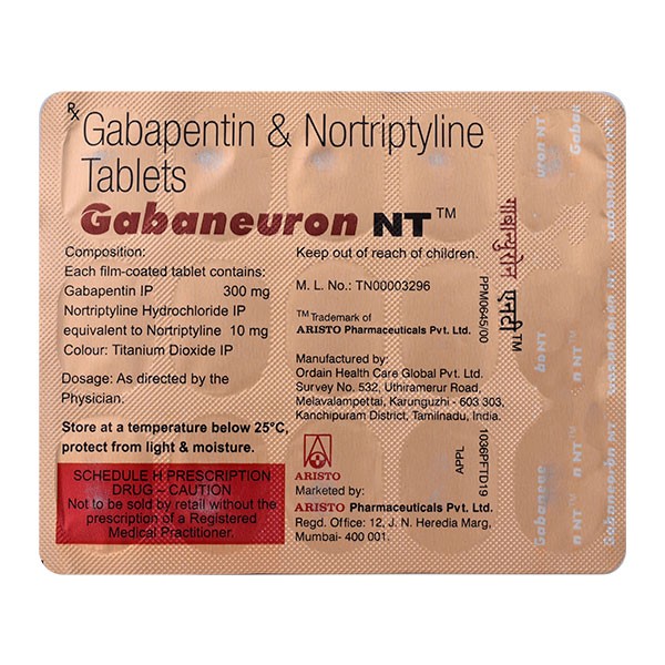 GABANEURON-NT 300 MG 15'S
