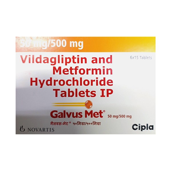 GALVUS MET 50/500MG TAB 15`S