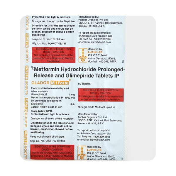 GLADOR M1 FORTE 10'S