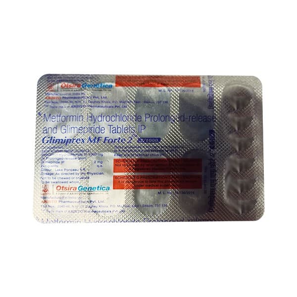 GLIMIPREX MF2 FORTE TAB`S 1X10`S