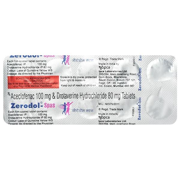 ZERODOL SPAS TAB