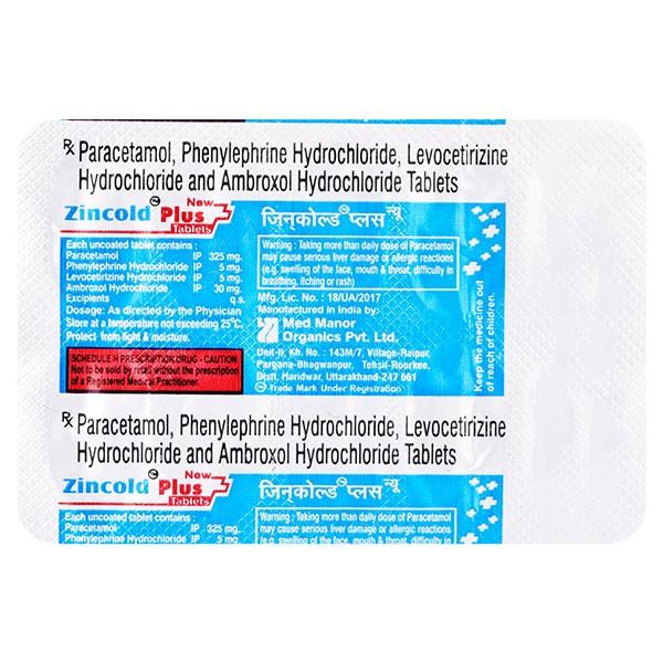 ZINCOLD PLUS TAB 10