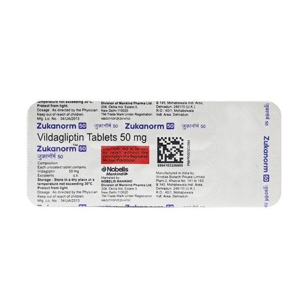 ZUKANORM 50MG TAB 10S